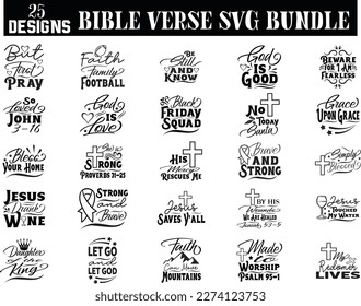 Bible Verse SVG bundle, Bible Verse SVG design svg