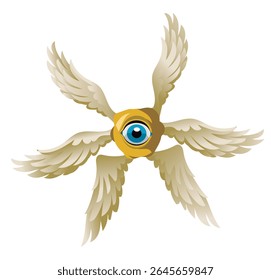 biblical accurate archangel with wings