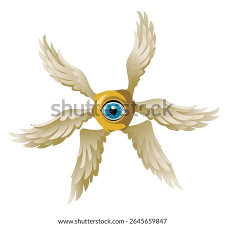 biblical accurate archangel with wings
