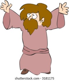 Biblical man (Vector) - See my portfolio for more great vectors