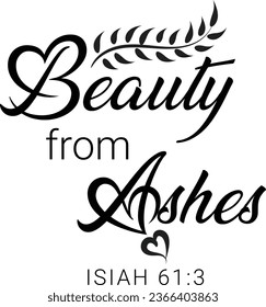 Biblical Phrase, Christian Faith, typography for print or use as poster, card, flyer or T Shirt