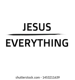 Biblical Phrase, Christian typography for banner, poster, photo overlay, apparel design