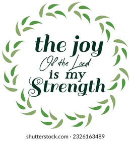 Biblical Phrase, Christian typography for banner, poster, photo overlay, apparel design