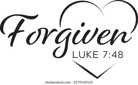 Biblical Phrase, Christian typography for banner, poster, photo overlay, apparel design