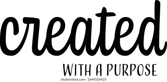 Biblical Phrase, Christian typography for banner, poster, photo overlay, apparel design
