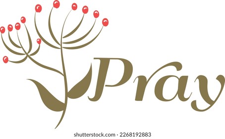Biblical Phrase, Christian typography for print or use as poster, card, flyer or T shirt
