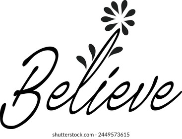Biblical Phrase, Christian typography for print or use as poster, card, flyer or T shirt