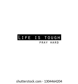 Biblical Phrase, typography for print or use as poster, flyer or t shirt 