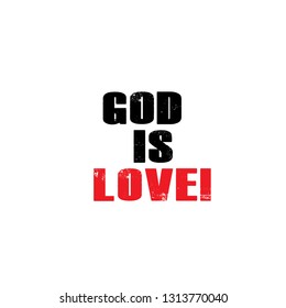 Biblical phrase, typography for print or use as poster, flyer or T shirt