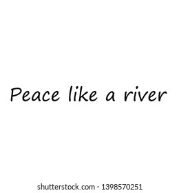 Biblical Phrase, typography for print or use as poster, flyer or T shirt