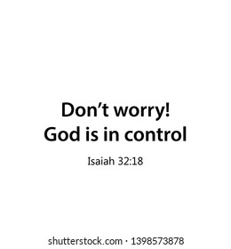 Biblical Phrase, typography for print or use as poster, flyer or T shirt