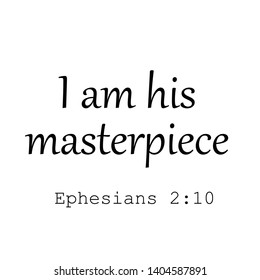 Biblical Phrase, 
Typography for print or use as poster, flyer or T shirt