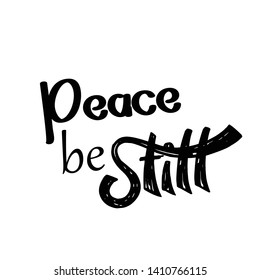 Biblical Phrase, typography for print or use as poster, card, flyer or T shirt