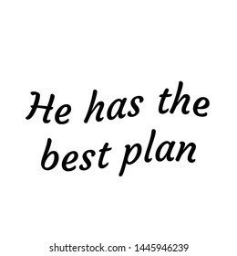 Biblical Phrase, typography for print or use as poster, card, flyer or T shirt