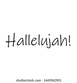 Biblical Phrase, typography for print or use as poster, card, flyer or T shirt