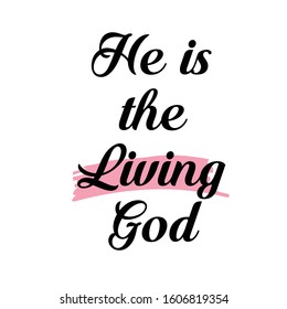 Biblical Phrase, typography for print or use as poster, card, flyer or T shirt