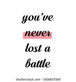 Biblical Phrase, typography for print or use as poster, card, flyer or T shirt