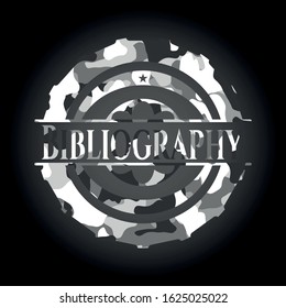 Bibliography on grey camo texture