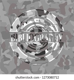 Bibliography on grey camouflaged pattern