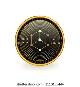 Bibox Token Cryptocurrency Coin Isolated