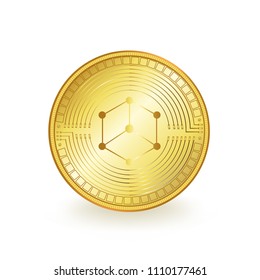 Bibox Token Cryptocurrency Coin Isolated
