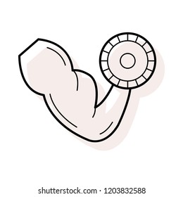 bicep  dumbbell   gym 