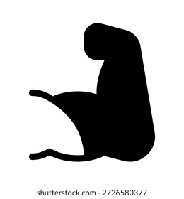 Bicep Icon Vector Symbol Design Illustration
