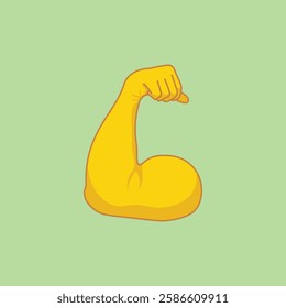 bicep illustration for your design needs. with vector format suitable for web, poster, social media post etc.
