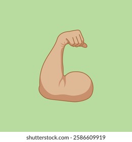 bicep illustration for your design needs. with vector format suitable for web, poster, social media post etc.