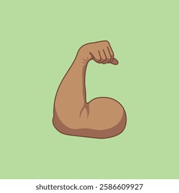 bicep illustration for your design needs. with vector format suitable for web, poster, social media post etc.