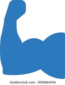 bicep Vector illustration on a transparent background. Premium quality symbols. Glyphs  vector icon for concept and graphic design.