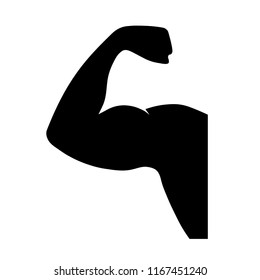 Biceps of arm icon.