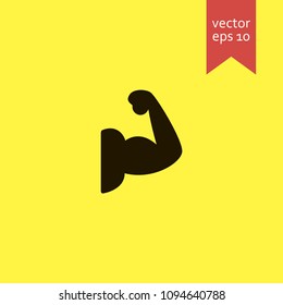 biceps. biceps icon. sign design. Vector EPS 10.