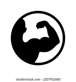 Biceps Icon Vector Bicep Icon Vector Stock Vector (Royalty Free ...