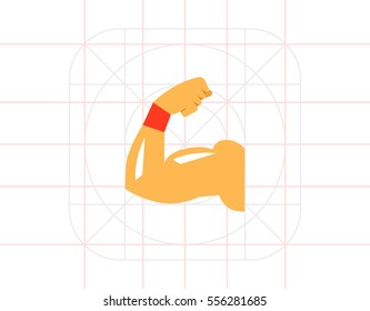 Biceps muscle icon