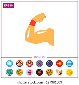 Biceps muscle icon