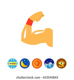 Biceps muscle icon