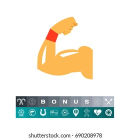 Biceps muscle icon