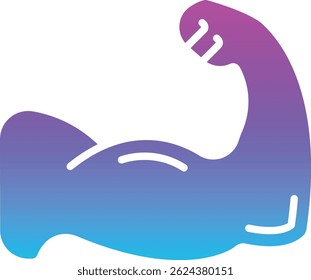 Biceps vector icon. Can be used for printing, mobile and web applications.
