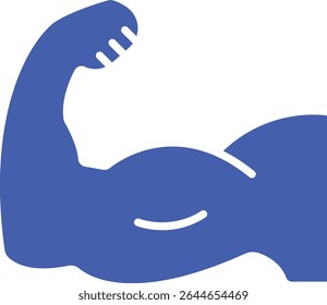 Ícone de vetor do Biceps. Pode ser usado para impressão, aplicativos móveis e da Web.
