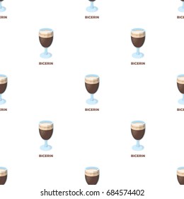 bicerin coffee.Different types of coffee single icon in cartoon style vector symbol stock illustration web.