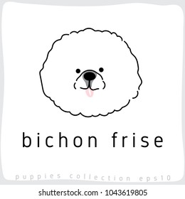 Bichon Frise : Dog Breed Collection : Vector Illustration