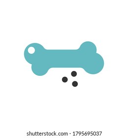 bicolor bone icon, simple element from Pet-vet set, for web and mobile