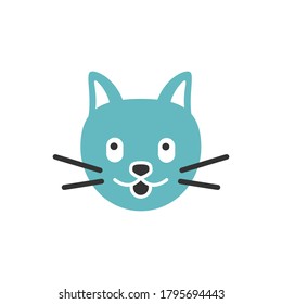 bicolor cat icon, simple element from Pet-vet set, for web and mobile