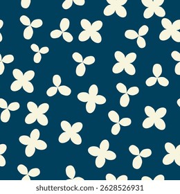 Silueta de contorno bicolor sin patrón con flores y hojas. Primavera floral Abstractas, patrón pastel de verano