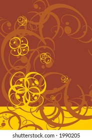 Bicolor nature, grunge style abstyract background