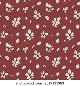 Bicolor rose floral pattern. Modern botanical design