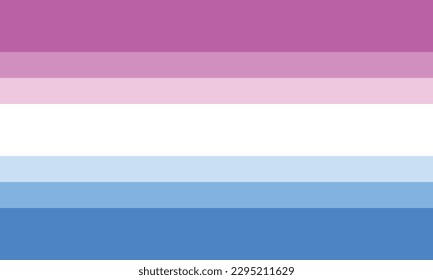Bicurious Pride Flag. Bicurious is a term for someone who is primarily monosexual and curious or open to having relationships with genders other than their usual partners for any reason.