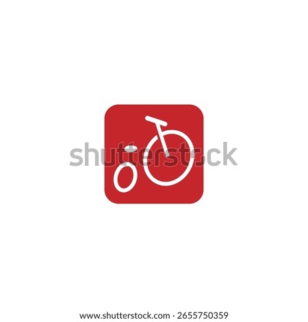 Bicycle activity bike vector logo design