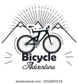 bicycle adventure seal icon